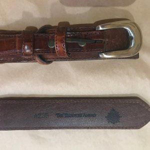 The Territory Ahead Vintage Woven Leather Belt